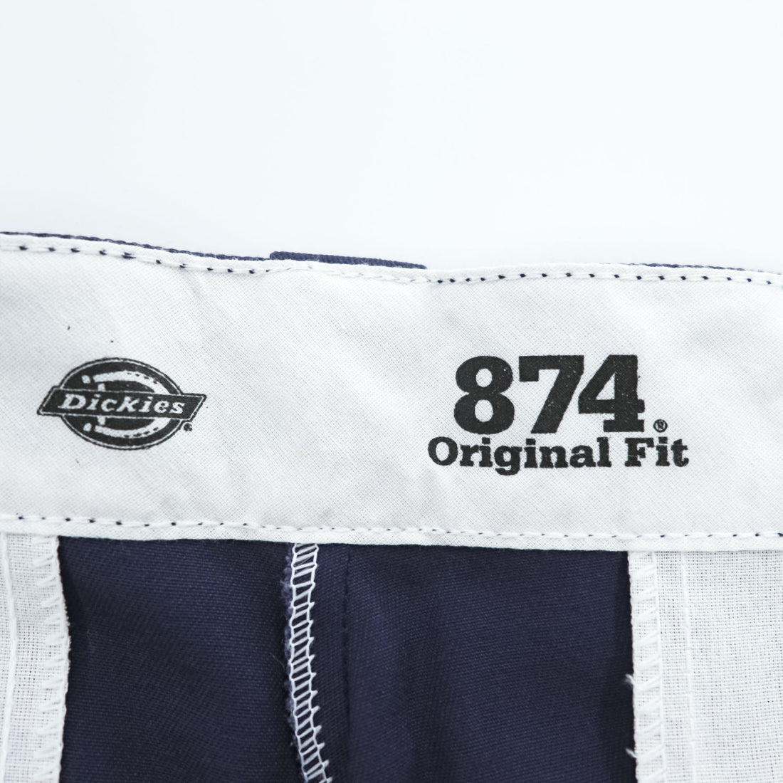 Dickies 874 オリジナルフィット チノ ワークパンツ 33 x 32 Original FIt ネイビー コットン
