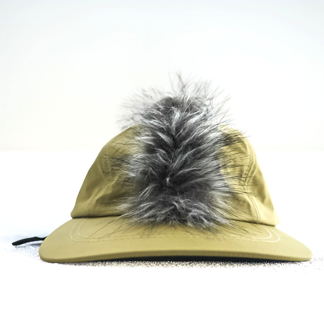 whowhat 日本製 モヒカンキャップ mohican cap カーキ FREE アジャスター ファー
