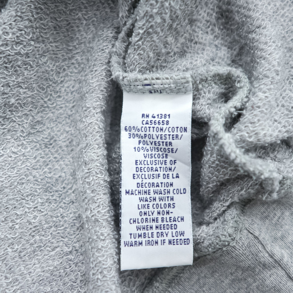 Polo Ralph Lauren V-neck Sweatshirt, Size M, Gray, Small Pony Logo Embroidery, Fleece Lining