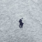 Polo Ralph Lauren V-neck Sweatshirt, Size M, Gray, Small Pony Logo Embroidery, Fleece Lining