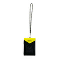 GIVENCHY Italy Made NECK WINDOW POUCH, Purse, Wallet,  Yellow, Black BK6043K0RL 737