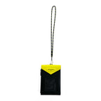 GIVENCHY Italy Made NECK WINDOW POUCH, Purse, Wallet,  Yellow, Black BK6043K0RL 737