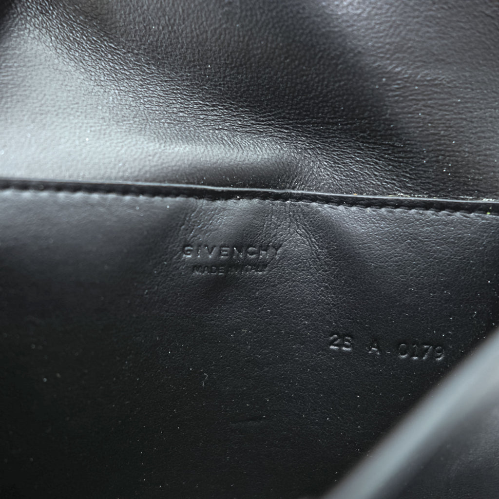 GIVENCHY Italy Made NECK WINDOW POUCH, Purse, Wallet,  Yellow, Black BK6043K0RL 737
