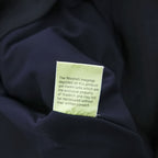 Woolrich John Rich & Bros Full Zip Bomber Jacket Purple Navy Stand Collar Raglan Rib Hem Size L