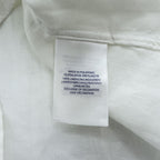 Polo Ralph Lauren リネン 長袖 シャツ M ホワイト 麻100% SLIM FIT スモールポニー ロゴ 刺繍
