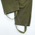90年代 チェコ スロバキア軍 ヴィンテージ M85 ミリタリー カーゴパンツ M カーキ Zekon Michalovce サスペンダーボタン ダブルニー