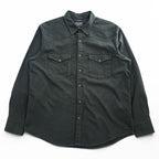FILSON Long-Sleeve Western Shirt, Size XL, Khaki, Western Trim Fit, Snap Buttons