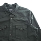 FILSON Long-Sleeve Western Shirt, Size XL, Khaki, Western Trim Fit, Snap Buttons