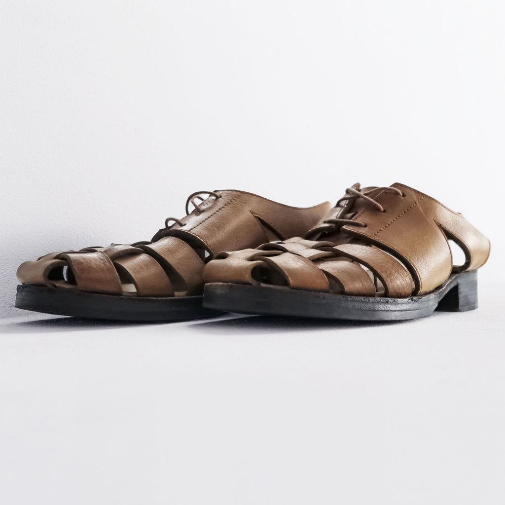 Hender Scheme レザー グルカサンダル 27~27.5cm ブラウン Vibramソール