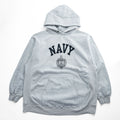 BUZZ RICKSON'S Japan Made Reverse Weave Pullover Hoodie L Gray BEAMS Exclusive US NAVY Arch Logo BR69085BM