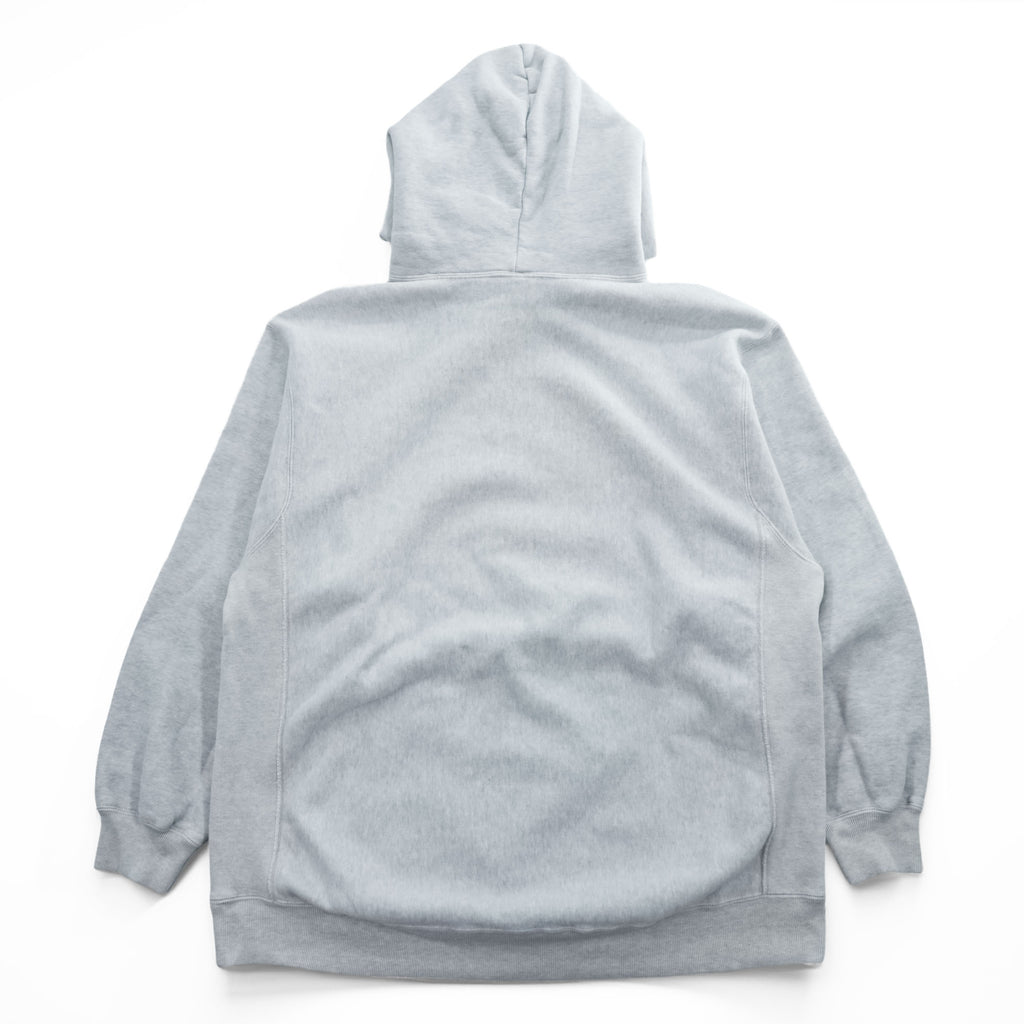 BUZZ RICKSON'S Japan Made Reverse Weave Pullover Hoodie L Gray BEAMS Exclusive US NAVY Arch Logo BR69085BM