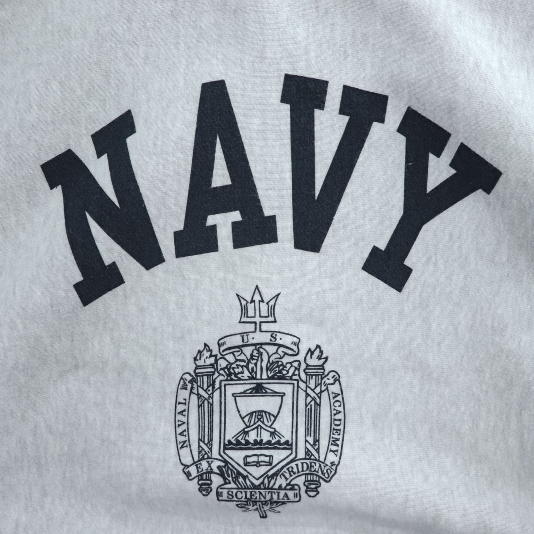 BUZZ RICKSON'S Japan Made Reverse Weave Pullover Hoodie L Gray BEAMS Exclusive US NAVY Arch Logo BR69085BM