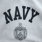 BUZZ RICKSON'S Japan Made Reverse Weave Pullover Hoodie L Gray BEAMS Exclusive US NAVY Arch Logo BR69085BM