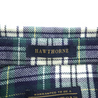 PENDLETON フランネル 長袖チェックシャツ M ネイビー HAWTHORNE エルボーパッチ CAMPBELL DRESS TARTAN