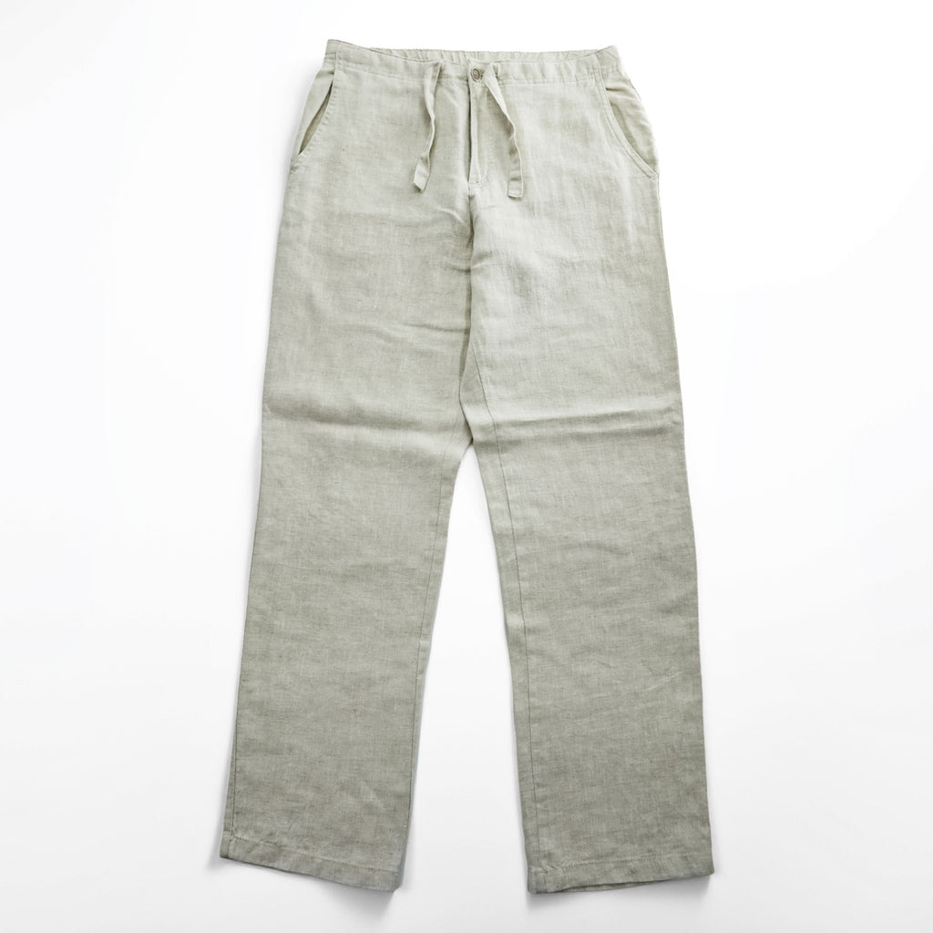 OCEAN & COAST Wide Linen Easy Pants M Beige