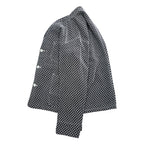 Sasquatchfabrix. Japan Made Sashiko Style Pattern Chore Jacket Black White Cotton Work Jacket