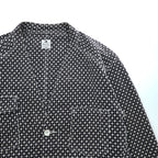 Sasquatchfabrix. Japan Made Sashiko Style Pattern Chore Jacket Black White Cotton Work Jacket