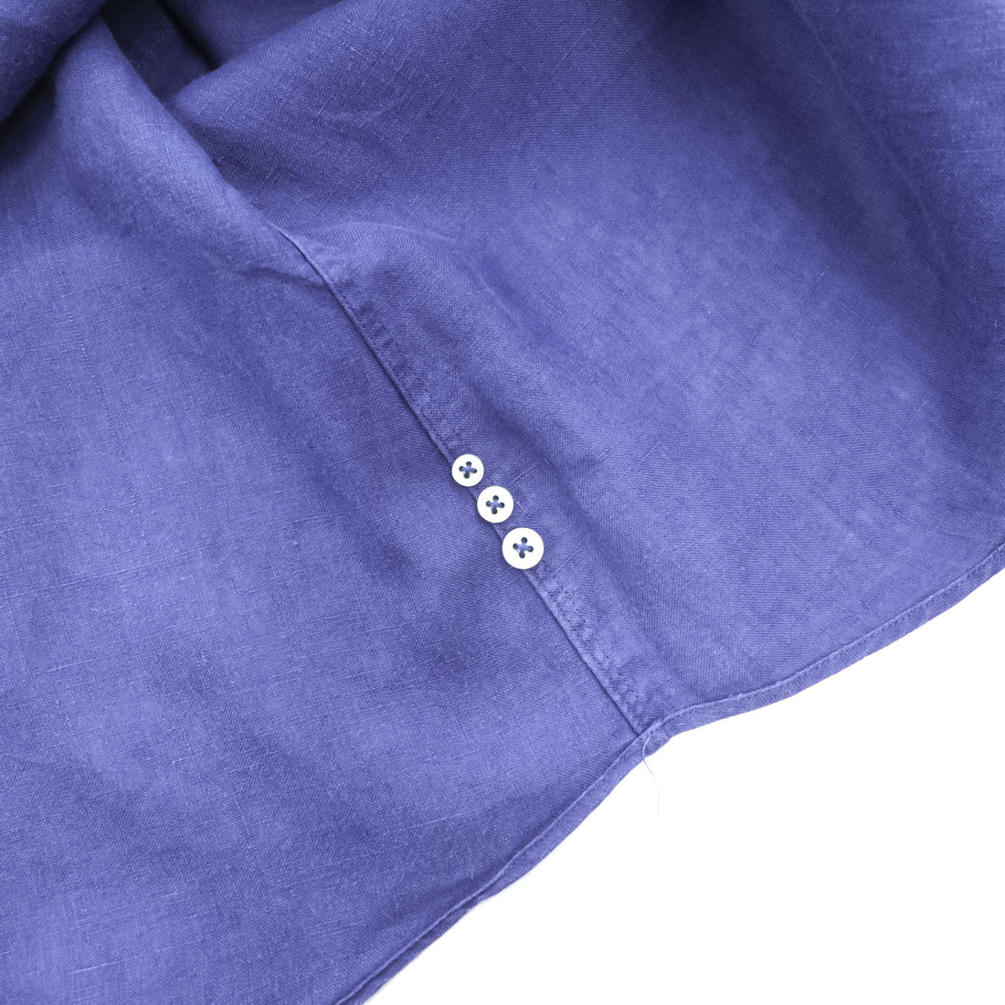 Ralph Lauren 90s Vintage Long-Sleeve Button-Down Shirt, Size L, Blue, Small Pony Logo Embroidery, Custom Fit