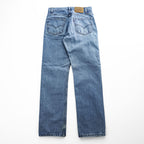 Levi Strauss 90s Vintage 505 REGULAR FIT STRAIGHT LEG Blue Denim Jeans M Made in Colombia 00505-4891