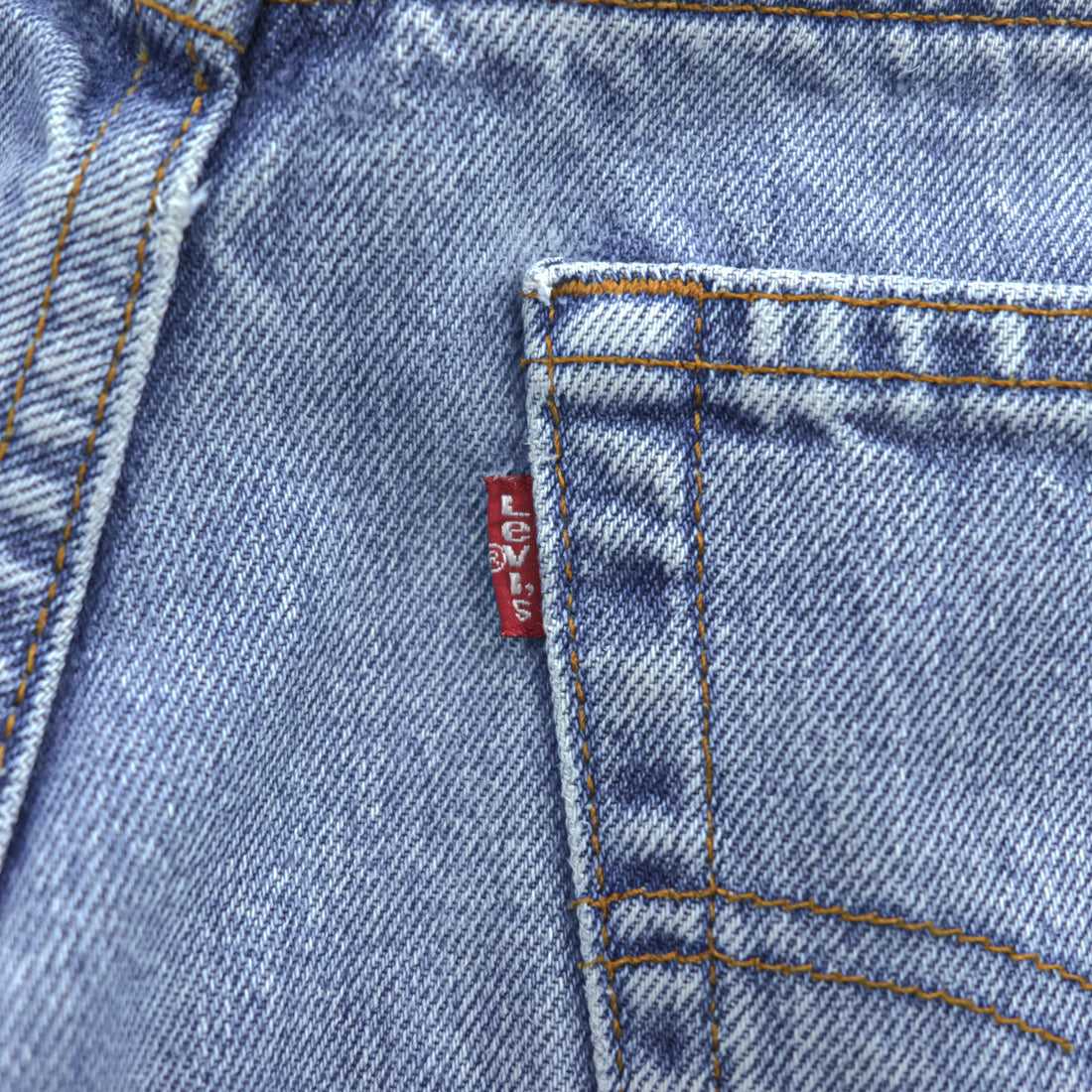 Levi Strauss 90s Vintage 505 REGULAR FIT STRAIGHT LEG Blue Denim Jeans M Made in Colombia 00505-4891