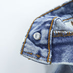 Levi Strauss 90s Vintage 505 REGULAR FIT STRAIGHT LEG Blue Denim Jeans M Made in Colombia 00505-4891