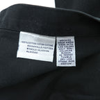 Polo Ralph Lauren 90s Vintage Long-Sleeve Button-Down Shirt, BLAKE, Size XL, Black Oxford, Small Pony Logo Embroidery, Big Size