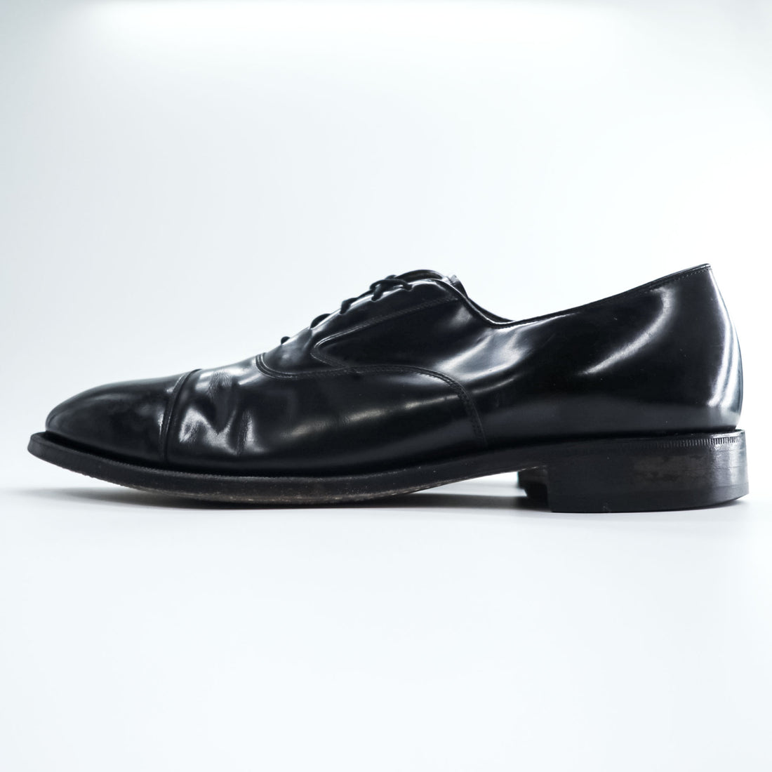 JOHNSTON&MURPHY レザー ドレスシューズ 革靴 28cm ストレートチップ 内羽根 オックスフォード HAND CRAFTED 9832 110 0802V