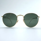 Ray-Ban イタリア製 ラウンドメタル サングラス ゴールド ROUND METAL B&L RB3447 001 50_21 145 3N