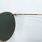 Ray-Ban イタリア製 ラウンドメタル サングラス ゴールド ROUND METAL B&L RB3447 001 50_21 145 3N