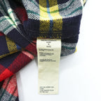 Woolrich フランネル 長袖 チェックシャツ XL イエロー レッド ネイビー 胸ポケット ボタンダウン 6280