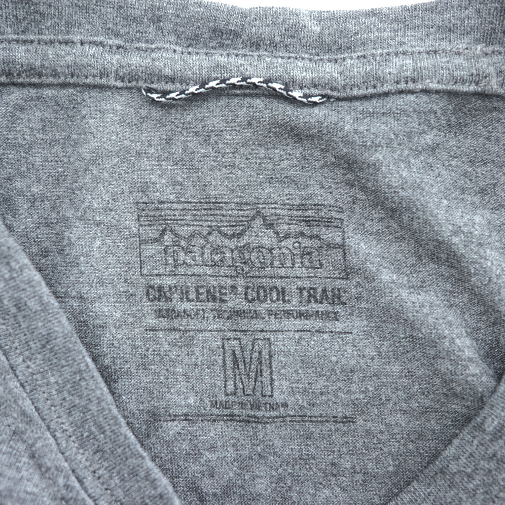 Patagonia キャプリーン CAPILENE クール トレイル Tシャツ M グレー