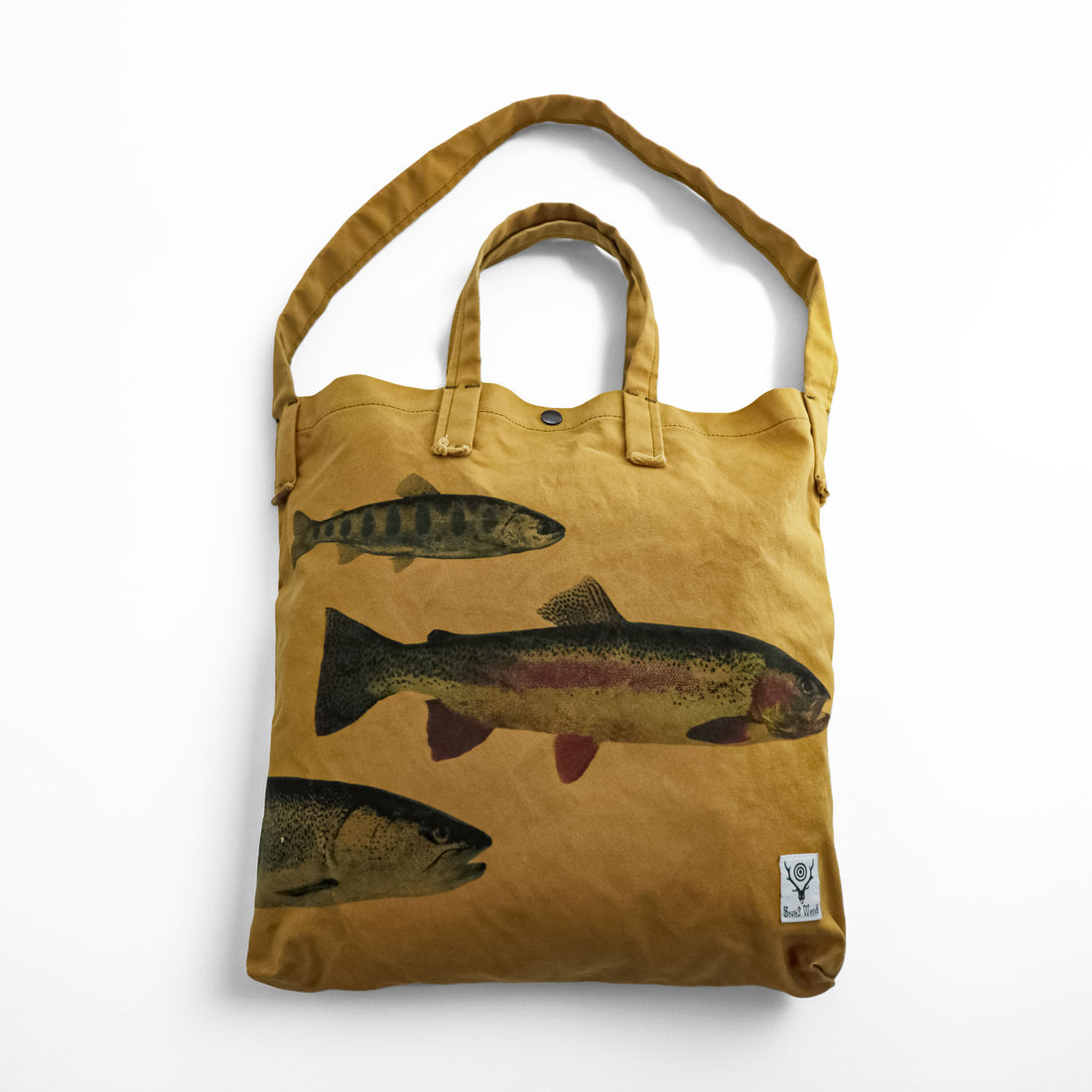 South2 West8 ショルダーバッグ 2way GROCERY BAG トートバッグ ブラウン キャンバス