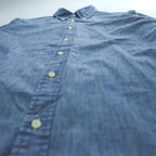 Ralph Lauren Chambray Long-Sleeve Button-Down Shirt, Size XL and up, Blue, Small Pony Logo Embroidery, Classic Fit