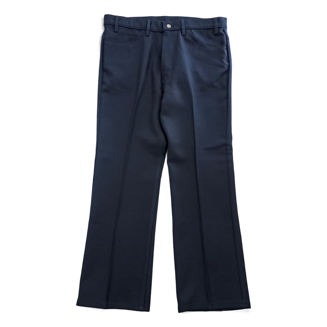 Levi's 90年代 USA製 ヴィンテージ スタプレ ブーツカット フレア スラックス パンツ XL ネイビー 黒タブ 10517-6117