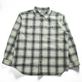 Carhartt Flannel Long-Sleeve Shirt, Size XL, Gray, White, Checked, Big Size, Original Fit, 104451
