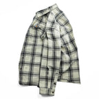 Carhartt Flannel Long-Sleeve Shirt, Size XL, Gray, White, Checked, Big Size, Original Fit, 104451