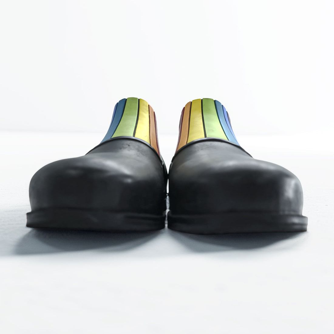 Hender Scheme レインブーツ PARALLEL/FRONT GORE レインボー 27cm ~ 27.5cm マルチカラー ブラック 防水 RAINBOW size:5