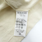 AURALEE Japan Made Knit Sweater M White SUPER HARD TWIST KNIT A7SP01HT