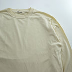 AURALEE Japan Made Knit Sweater M White SUPER HARD TWIST KNIT A7SP01HT