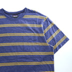 Patagonia オーガニックコットン ポケット Tシャツ ポケTee M ボーダー Squeaky Clean Pocket Tee 52790