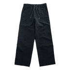 OAMC ワイドストレート イージーパンツ BASE PANT NEW DRAWCORD ブラック ドローコード ブルガリア製 23E28OAU48