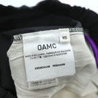 OAMC ワイドストレート イージーパンツ BASE PANT NEW DRAWCORD ブラック ドローコード ブルガリア製 23E28OAU48