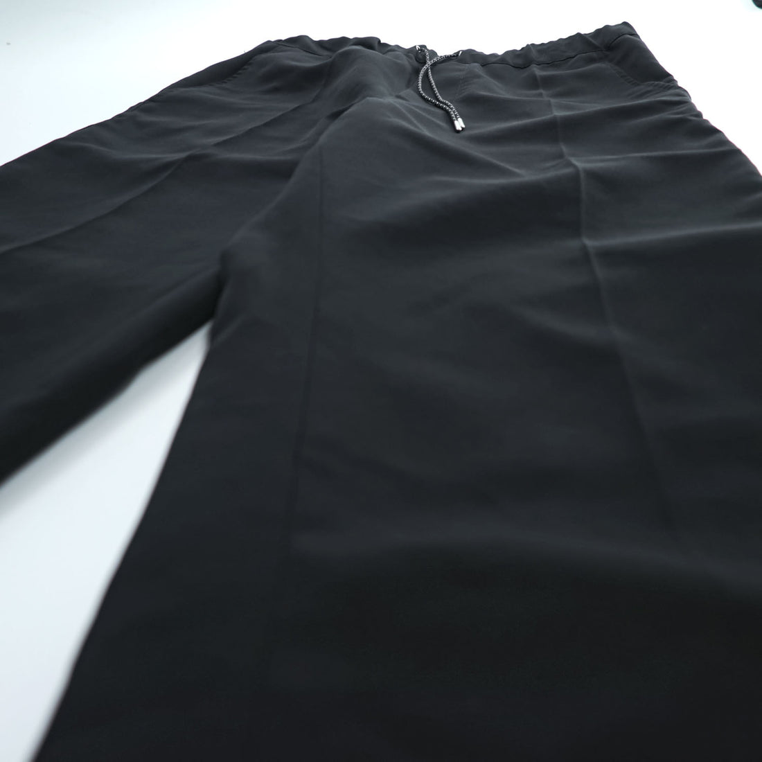 OAMC ワイドストレート イージーパンツ BASE PANT NEW DRAWCORD ブラック ドローコード ブルガリア製 23E28OAU48