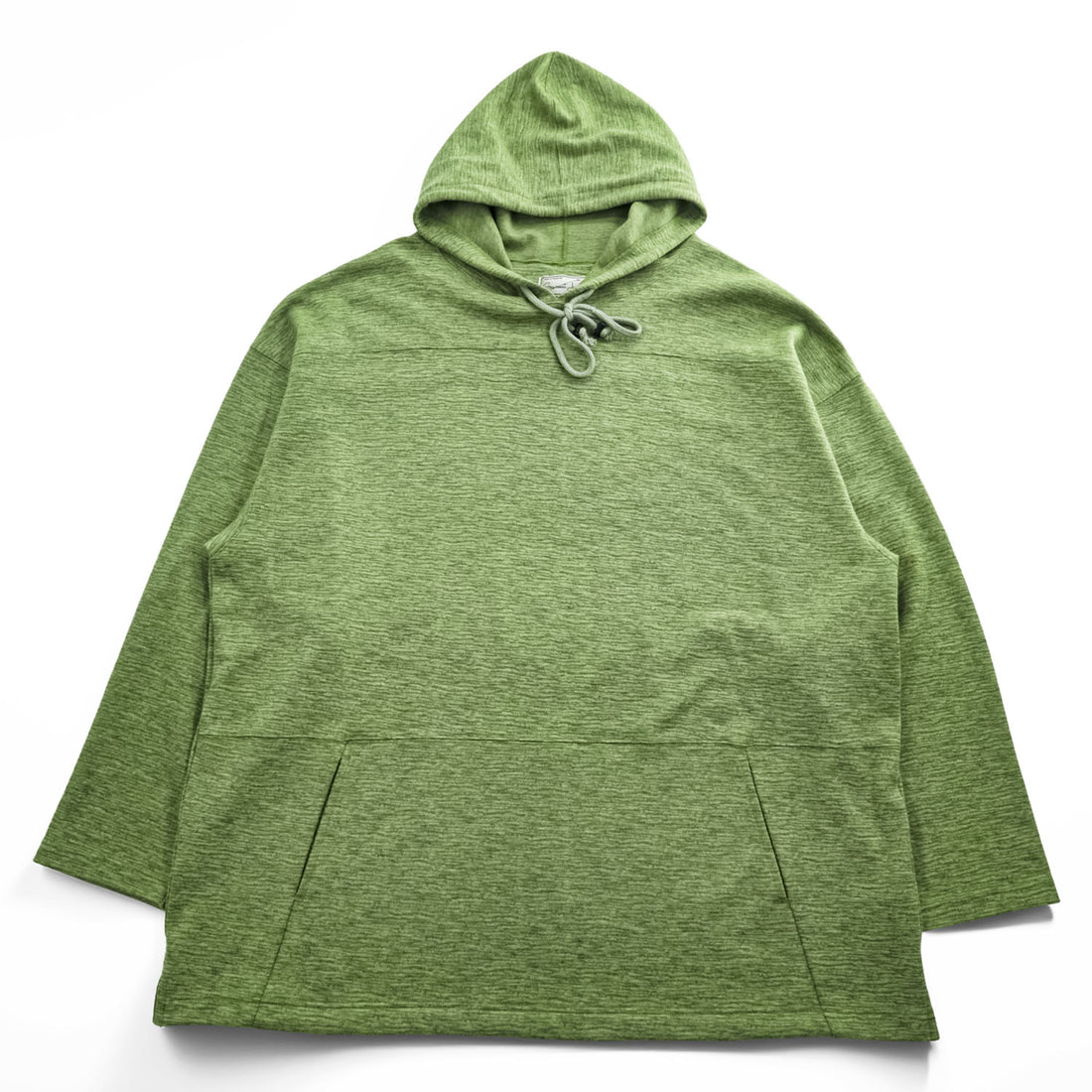 gourmet jeans 日本製 プルオーバー ロングパーカー FREE グリーン LONG PARKA ビッグシルエット GR-2206 カンガルーポケット