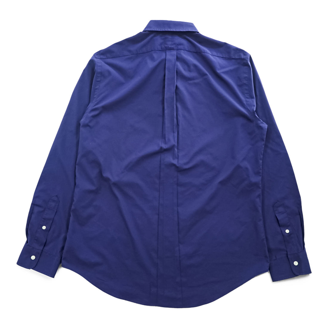 Ralph Lauren Long-Sleeve Button-Down Shirt, Size XL Navy, Small Pony Logo Embroidery, Slim Fit, Performance, Dry-Resistant