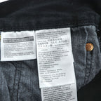 Levi's ビッグE 501 ブラック デニムパンツ ジーンズ 32 x 32 レザーパッチ ボタンフライ PREMIUM 00501-0165