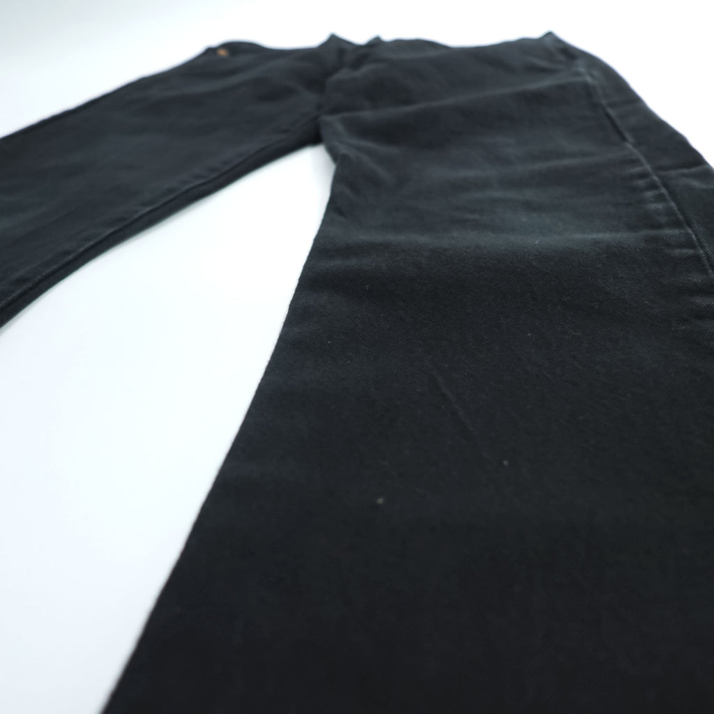 Levi's ビッグE 501 ブラック デニムパンツ ジーンズ 32 x 32 レザーパッチ ボタンフライ PREMIUM 00501-0165
