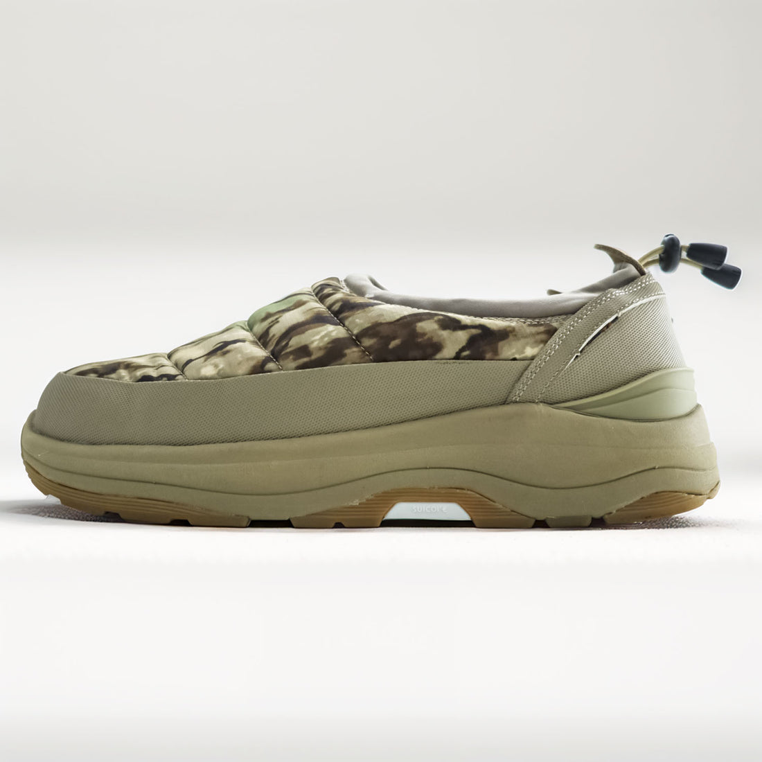 South2 West8 × SUICOKE PEPPER-EV Padded Slip-On Shoes Low-Cut Sneakers US9 Beige Waterproof Drawcord Breathable