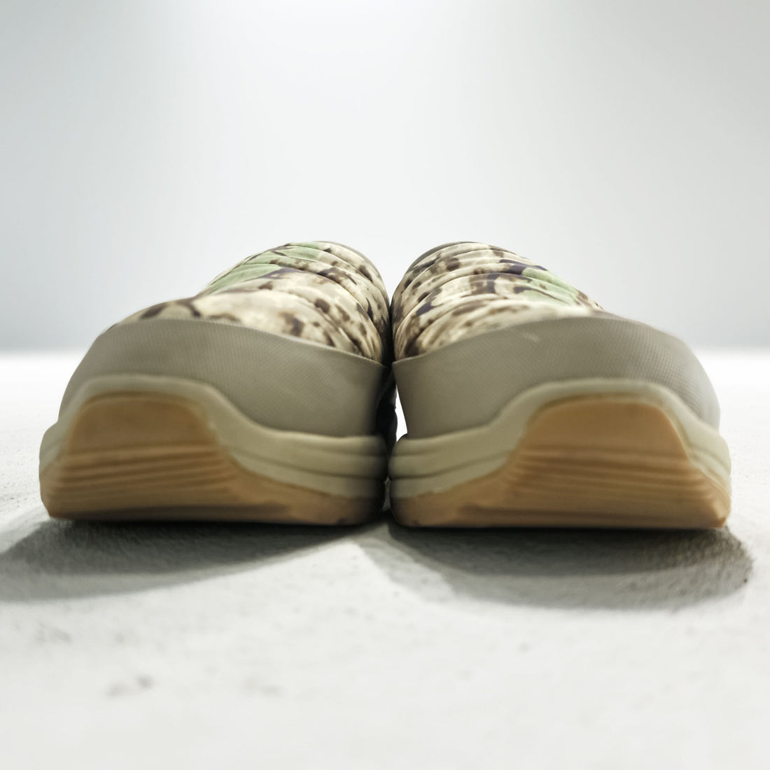 South2 West8 × SUICOKE スリッポン シューズ PEPPER-Ev 中綿 スニーカー 27cm ベージュ 防水 透湿 ドローコード