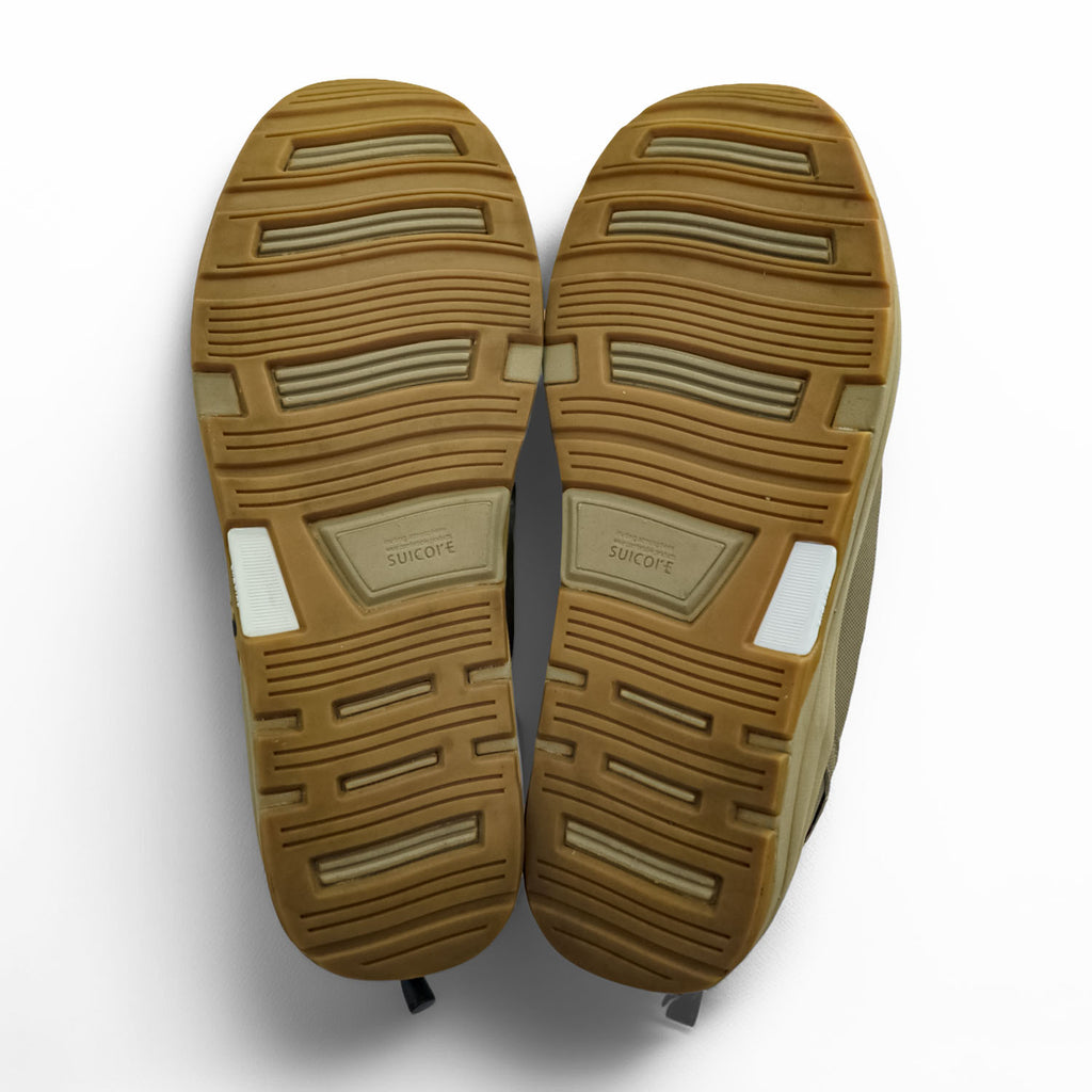 South2 West8 × SUICOKE スリッポン シューズ PEPPER-Ev 中綿 スニーカー 27cm ベージュ 防水 透湿 ドローコード